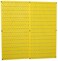 Wall Control Yellow Metal Pegboard by 2 Pack