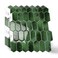 MOONFUN 10Sheet Long Hexagon Peel and Stick Kitchen Backsplash Tiles3D Waterproof SelfAdhesive Wall Tile Stick on Backsplash for Kitchen Bathroom FireplaceRVDark Green1212