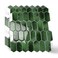 MOONFUN 10Sheet Long Hexagon Peel and Stick Kitchen Backsplash Tiles3D Waterproof SelfAdhesive Wall Tile Stick on Backsplash for Kitchen Bathroom FireplaceRVDark Green1212