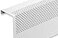 Baseboarders Basic Series 6 ft 72 in Galvanized Steel Easy SlipOn Baseboard Heater Cover Rust Resistant White for Hydronic HotWater Systems