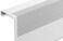 Baseboarders Basic Series 6 ft 72 in Galvanized Steel Easy SlipOn Baseboard Heater Cover Rust Resistant White for Hydronic HotWater Systems