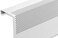 Baseboarders Basic Series 6 ft 72 in Galvanized Steel Easy SlipOn Baseboard Heater Cover Rust Resistant White for Hydronic HotWater Systems