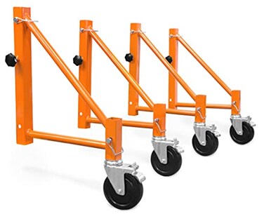 WEN 31104 Baker Scaffold Outriggers with 5Inch Locking Casters 4 Pack