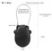 NBYT Luggage Locks Combination Lock Black 27 Circumference 10000 Code Options Scratch Resistant Lightweight Portable Secure