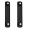 Crapyt 2 PCS Leather Shoulder Strap Pad Replacement Cushion Strap Backpack Strap Pads for Backpacks Handbags 906189 Black