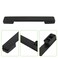 Tiiyee Luggage Handle Plastic Suitcase Handle Replacement Soft Pull Repair Carry Strap Grip Spare Fix Holders Hardware Accessory Part for Black Boxes Cases Black Tone Old Broken 20cm Length