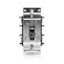 Leviton 40 Amp 600 Volt DoublePole Single Phase AC Motor Starter Suitable as Motor Disconnect Toggle Industrial Grade NonGrounding MS402DS Black