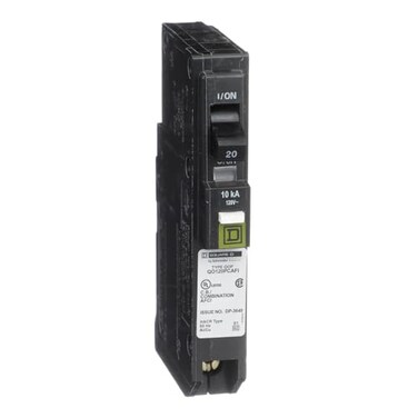 Schneider Electric Square D by Square D QO120PCAFI 20Amp SinglePole PlugOn Neutral CAFCI Circuit Breaker