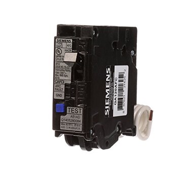 SIEMENS Siemens QA120AFC 20Amp Single Pole 120volt PlugOn Combination AFCI Breaker