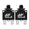 uxcell 2Pcs Thermal Overload Protector AC 125250V 12A Push Button Reset Circuit Breaker