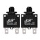 uxcell 2Pcs Thermal Overload Protector AC 125250V 12A Push Button Reset Circuit Breaker