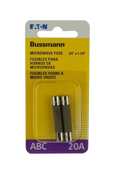 Bussmann 20A ABC Ceramic Tube Electronic Fuse 2Pack 1 Each