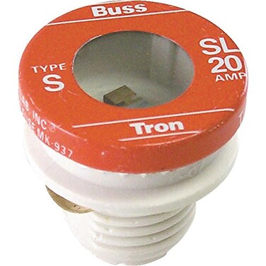 Bussmann Bussman BPSL20 20 Amp Tamper Proof Plug Fuses 3 Count