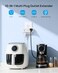 TROND Outlet Extender Surge Protector with 360 Rotating Plug Multi Plug Wall Outlet with 6 Grounded Sockets and 2 PD20W USB C Charger 900J Sideways Plug Adapter for Tight Space in Kitchen Bathroom