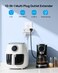 TROND Outlet Extender Surge Protector with 360 Rotating Plug Multi Plug Wall Outlet with 6 Grounded Sockets and 2 PD20W USB C Charger 900J Sideways Plug Adapter for Tight Space in Kitchen Bathroom
