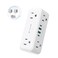 TROND Outlet Extender Surge Protector with 360 Rotating Plug Multi Plug Wall Outlet with 6 Grounded Sockets and 2 PD20W USB C Charger 900J Sideways Plug Adapter for Tight Space in Kitchen Bathroom