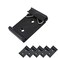 Steloproad 5PCS Din Rail Mount Clip 35mm 108 Width Universal DIN Rail Mounting Clip Mounting Bracket Aluminum Alloy Solid State Relay Clip for Switch Relay Mounting DIN Rail Mounting Bracket