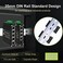 Steloproad 5PCS Din Rail Mount Clip 35mm 108 Width Universal DIN Rail Mounting Clip Mounting Bracket Aluminum Alloy Solid State Relay Clip for Switch Relay Mounting DIN Rail Mounting Bracket