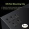 Steloproad 5PCS Din Rail Mount Clip 35mm 108 Width Universal DIN Rail Mounting Clip Mounting Bracket Aluminum Alloy Solid State Relay Clip for Switch Relay Mounting DIN Rail Mounting Bracket