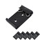 Steloproad 5PCS Din Rail Mount Clip 35mm 108 Width Universal DIN Rail Mounting Clip Mounting Bracket Aluminum Alloy Solid State Relay Clip for Switch Relay Mounting DIN Rail Mounting Bracket