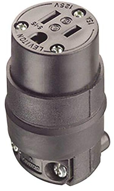 Leviton 515CR 10 Pack Black