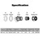 LeMotech 20 Pack NPT 12 Cable Glands Waterproof Adjustable 612mm Cable Connectors Black Nylon Joints with Gaskets
