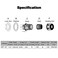 LeMotech 20 Pack NPT 12 Cable Glands Waterproof Adjustable 612mm Cable Connectors Black Nylon Joints with Gaskets
