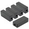 LeMotech 5Pcs ABS Plastic Electrical Project Case Power Junction Box Project Box Black 24 x 10 x 06 inch 60 x 26 x 16 mm