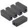 LeMotech 5Pcs ABS Plastic Electrical Project Case Power Junction Box Project Box Black 24 x 10 x 06 inch 60 x 26 x 16 mm