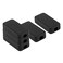 LeMotech 5Pcs ABS Plastic Electrical Project Case Power Junction Box Project Box Black 16 x 08 x 04 inch 40 x 20 x 11 mm