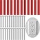 Ripeng Outlet Spacers Electrical Outlet Box Extender Kit Electrical Switch and Receptacle Spacers 24 Pack 12 Tubes and 12 ScrewsRed