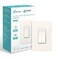 Kasa Smart Dimmer Switch HS220LA Light Almond Single Pole Needs Neutral Wire 24GHz WiFi Light Switch Compatible with Alexa and Google Home UL Certified No Hub Required