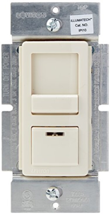 Leviton IllumaTech Dimmer Switch for Incandescent Bulbs IPI101LZ White