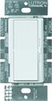 Lutron Diva ReversePhase ELV Dimmer Switch 250W LED or 500W ELV Single Pole3Way 120V Neutral Required DVRP253PWH White