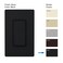 Lutron Sunnata OnOff Accessory Switch only for use with Sunnata LED Dimmers STASBL Black