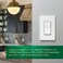 Lutron Sunnata OnOff Accessory Switch only for use with Sunnata LED Dimmers STASBL Black