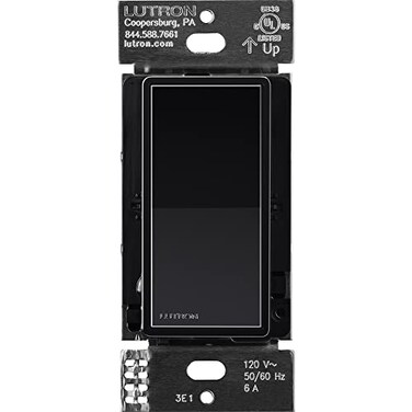 Lutron Sunnata OnOff Accessory Switch only for use with Sunnata LED Dimmers STASBL Black