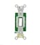 Leviton 30 Amp 120277 Volt Toggle SinglePole AC Quiet Switch Extra Heavy Duty Grade Self Grounding 30312W White