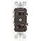 Leviton 15 Amp 120277 Volt Duplex Style SinglePole3Way AC Combination Switch Commercial Grade 5241 Brown