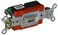 Leviton 20Amp 120277Volt Toggle Locking SinglePole AC Quiet Switch Extra Heavy Duty Spec Grade 12212GL Gray