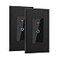 Lesim Smart Switch 24GHz WiFi Light Switch 2Pack Compatible with Alexa and Google Home Single Pole Needs Neutral Wire Black