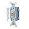 Leviton 15 Amp 120277 Volt Toggle Locking SinglePole AC Quiet Switch Extra Heavy Duty Grade Self Grounding 12012IL Ivory