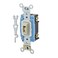 Leviton 15 Amp 120277 Volt Toggle Locking SinglePole AC Quiet Switch Extra Heavy Duty Grade Self Grounding 12012IL Ivory