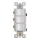 Broan-NuTone BroanNuTone P3RW ThreeRocker Switch for Bathroom Exhaust Fan White Wall Control Knob