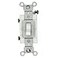 Leviton 3Amp 24 Volt ACDC Toggle SinglePole Industrial Grade SelfGrounding 120212W White