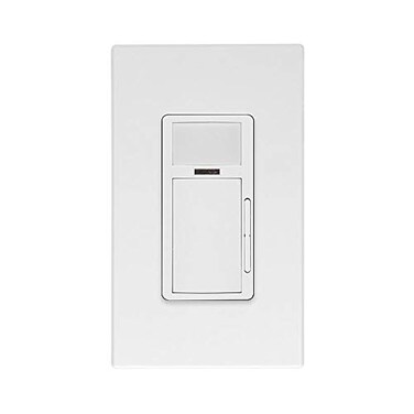 Leviton PIR 010V Smart Occupancy Sensor Switch Neutral Wire Required 120277VAC 5060Hz App Configurable with the Smart Sensor App LED Nightlight ODD10IDW White