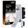 myTouchSmart 33861 LE One inWall Digital Timer Push Door Switch Backlit LED Screen 8 Custom OnOff Times Countdown Mode DailyWeekly Set Off Countdown
