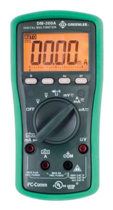 Greenlee DM200A Digital Multimeter 1000 Volt