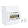 Baomain DDS2384 DIN Rail Single Phase Kilowatt Hour kwh Meter Meter 220V 20A 100A LCD Display Electricity Meter for AC Systems