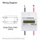 Baomain DDS2384 DIN Rail Single Phase Kilowatt Hour kwh Meter Meter 220V 20A 100A LCD Display Electricity Meter for AC Systems